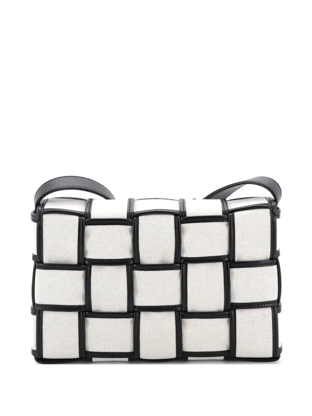Bottega Veneta Pre-Owned カセット クロスボディバッグ パディッド Maxi Intrecciato キャンバス×レザーショルダーバッグ - Neutrals - 画像2