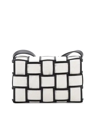 Bottega Veneta Pre-Owned カセット クロスボディバッグ パディッド Maxi Intrecciato キャンバス×レザーショルダーバッグ - Neutrals - サムネイル2