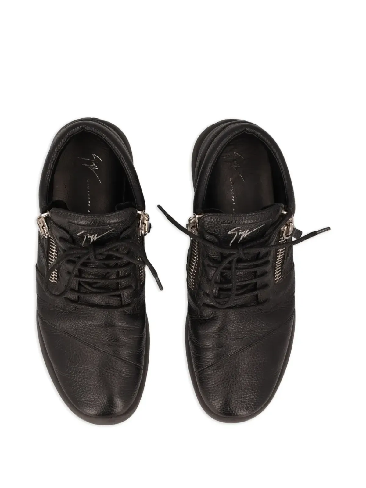 Giuseppe Zanotti Vintage Hayden レザー スニーカー - 画像4