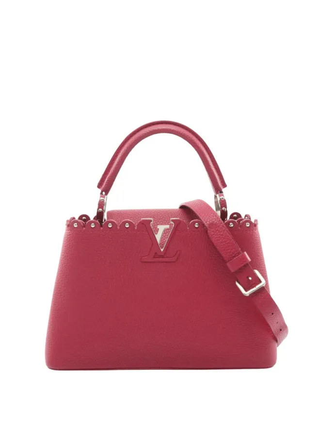 Louis Vuitton Pre-Owned Louis Vuitton ビンテージ 2017 Taurillon Capucines BB サッチェル - レッドの商品画像