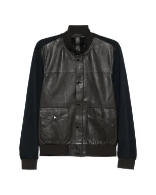 THE JACK LEATHERS brown leather jacket - サムネイル1