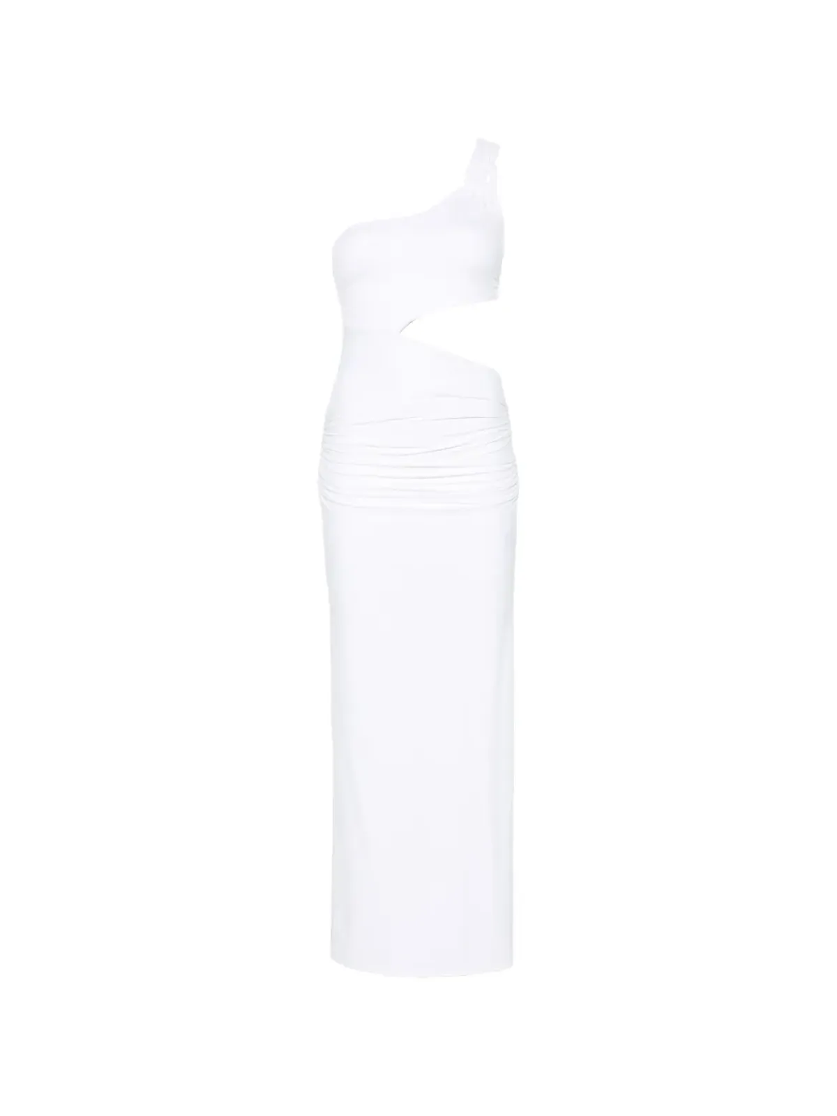 Fisico ワンショルダーマキシドレス - White - 画像1