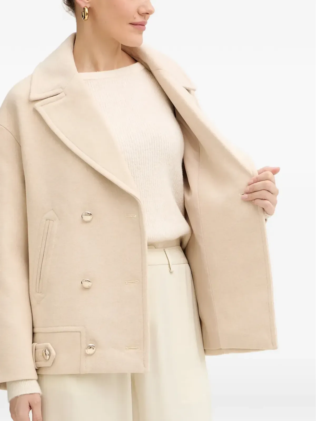 Morgan ダブルブレストコート - 画像4