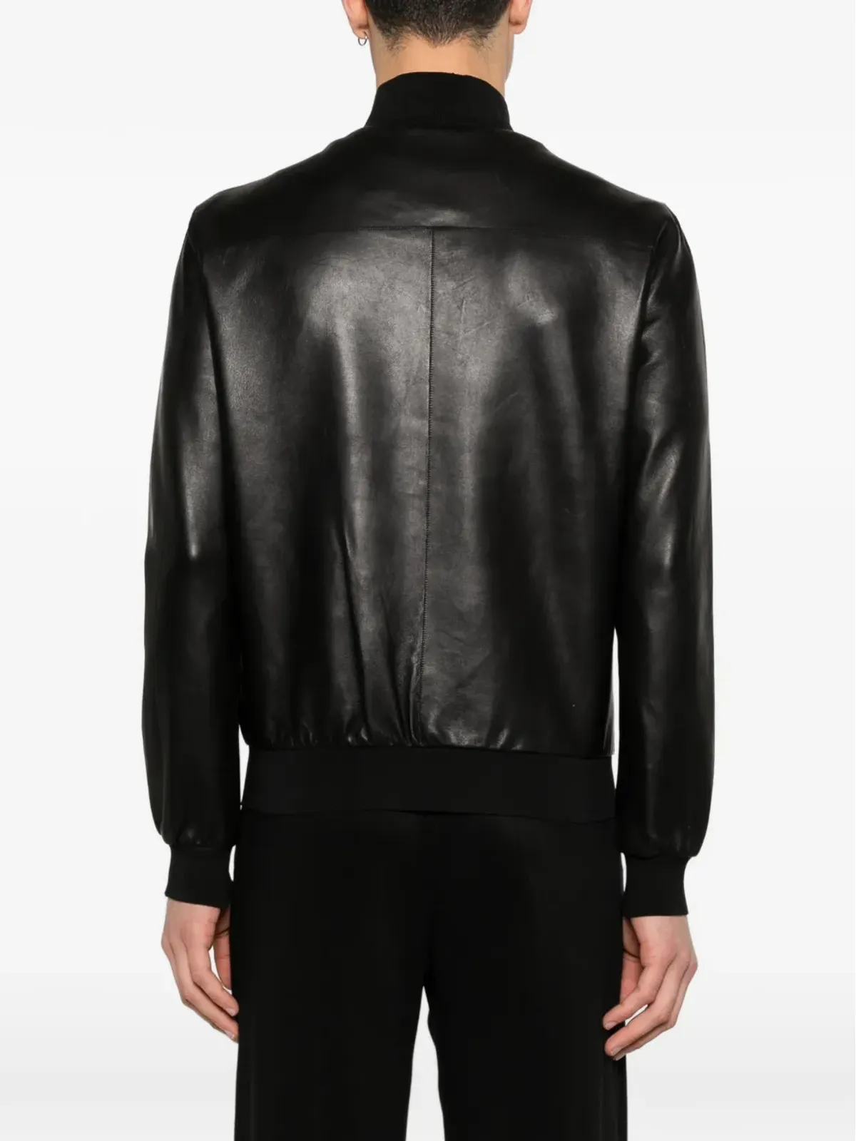 THE JACK LEATHERS ジップアップボンバーレザージャケット - 画像4