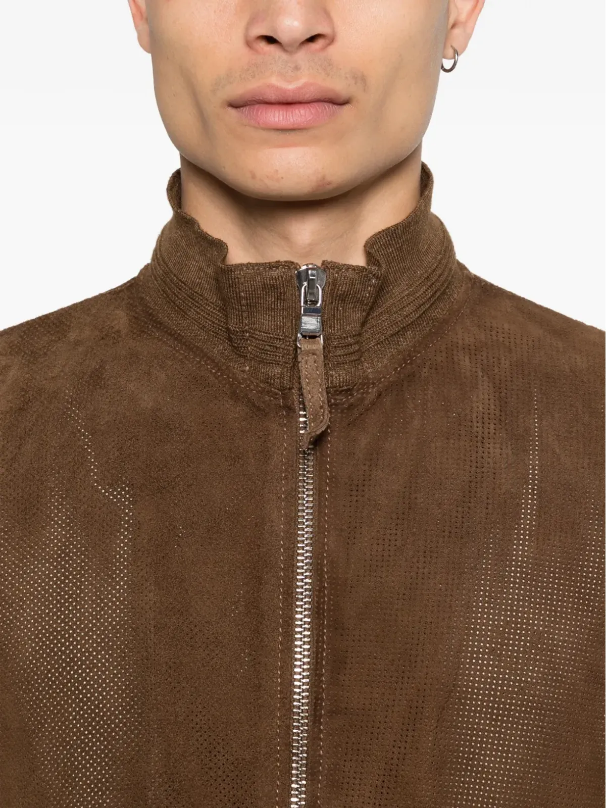 THE JACK LEATHERS ジップアップスエードジャケット - 画像5