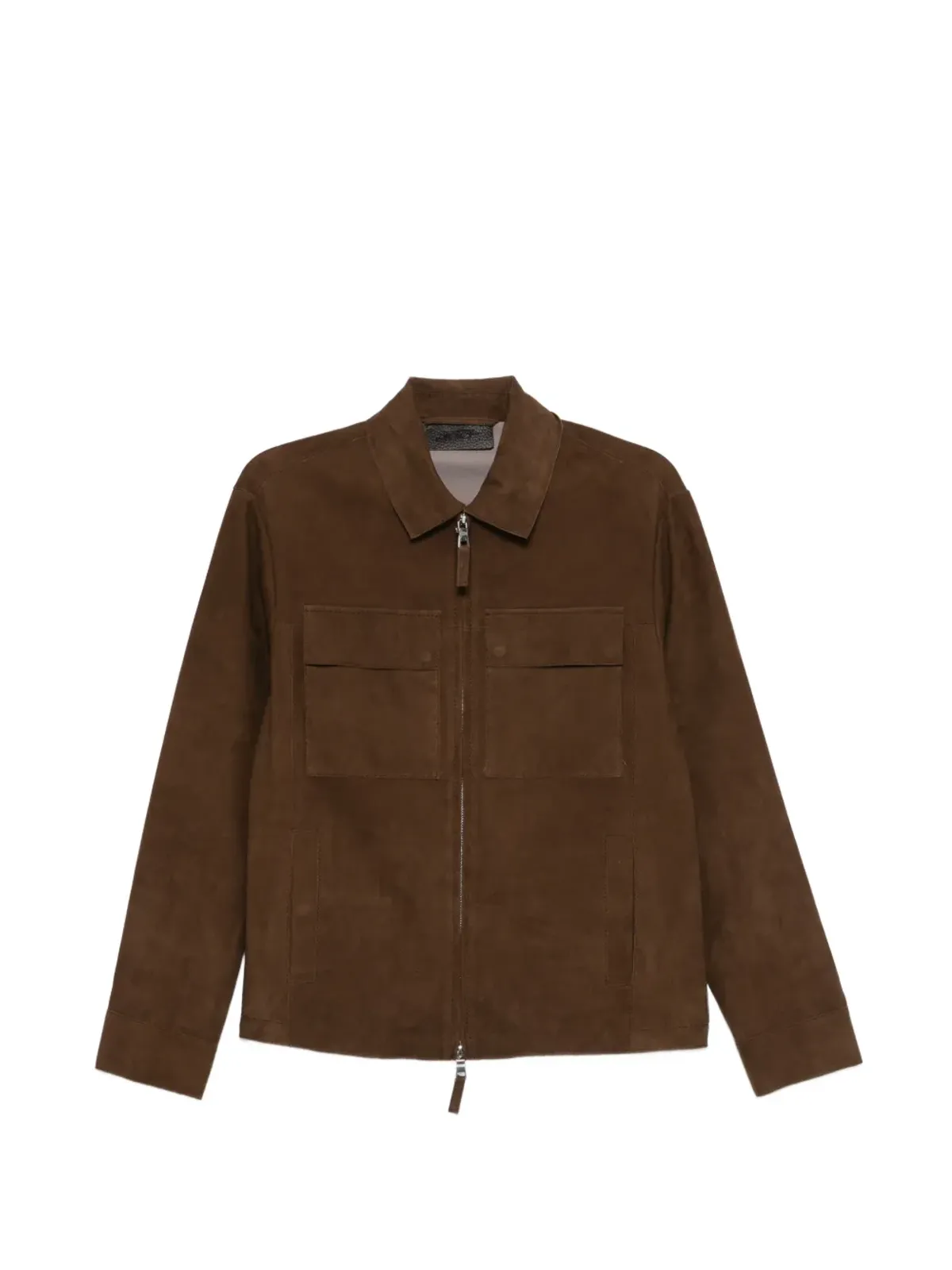 THE JACK LEATHERS ジップアップ レザージャケット - Brown - 画像1
