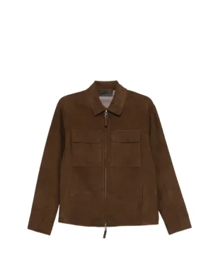 THE JACK LEATHERS ジップアップ レザージャケット - Brown - サムネイル1