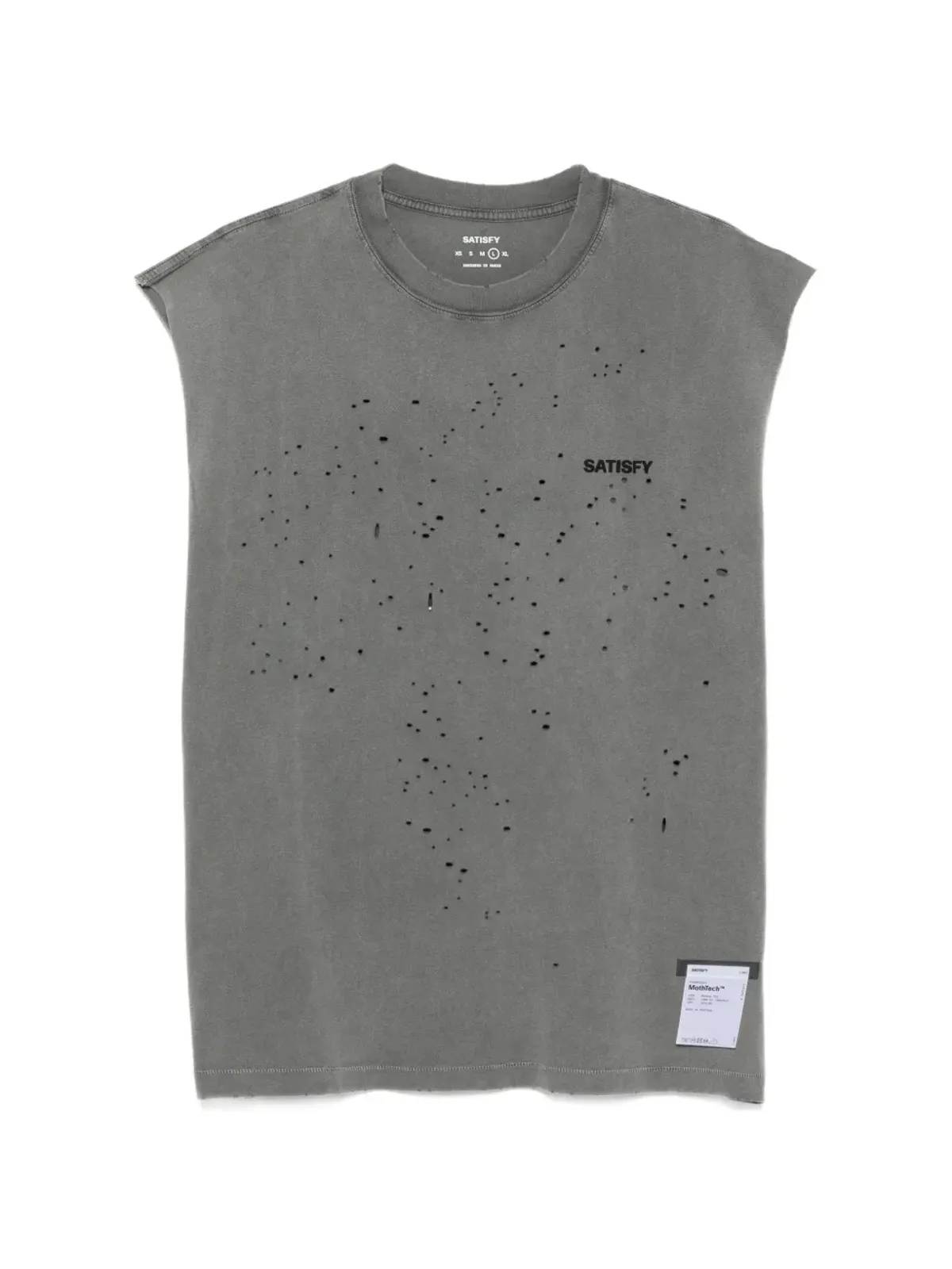 Satisfy ノースリーブTシャツ - グレー - 画像1