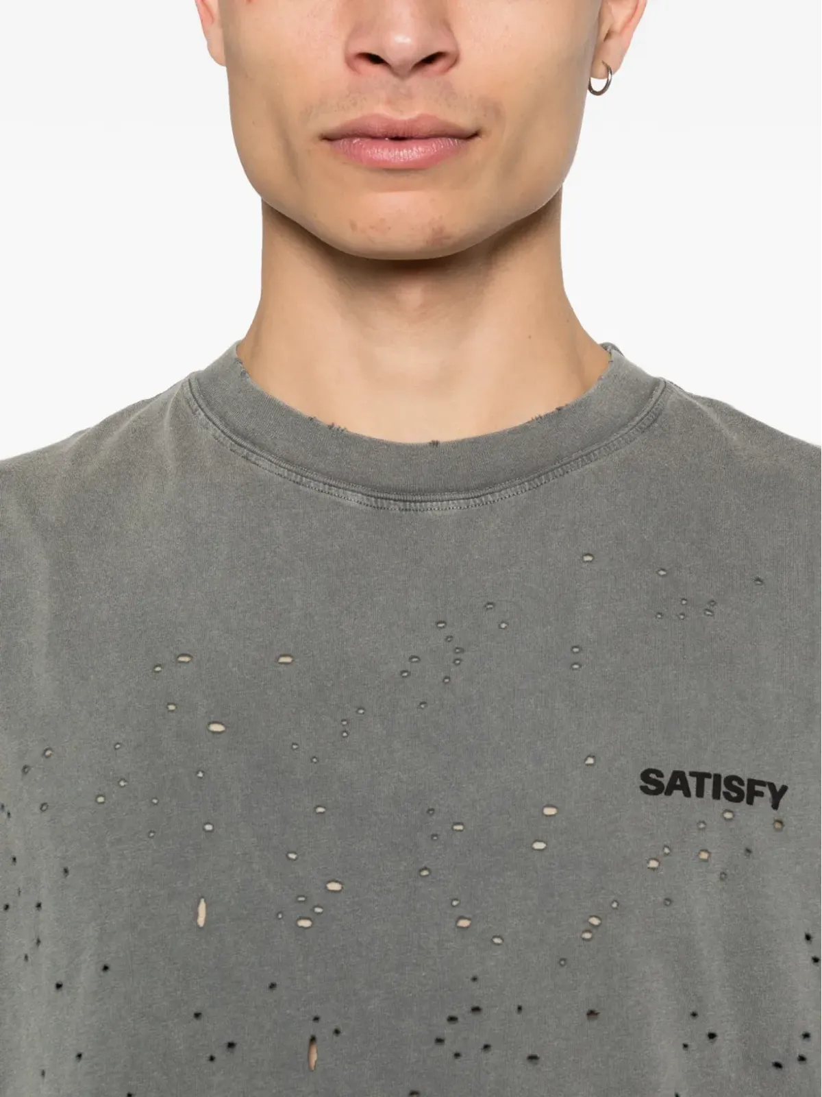 Satisfy ノースリーブTシャツ - グレー - 画像5