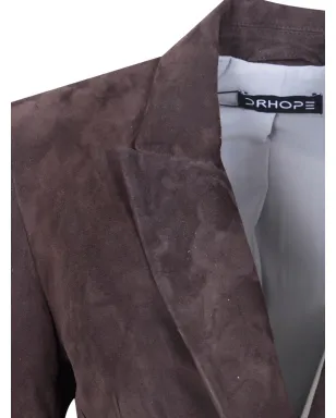 DRHOPE ボタン付きスエードブレザー - サムネイル3