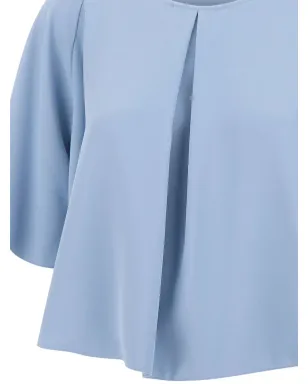 kaos プリーツ入りクロップドブラウス - サムネイル5