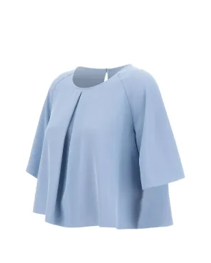 kaos プリーツ入りクロップドブラウス - サムネイル3