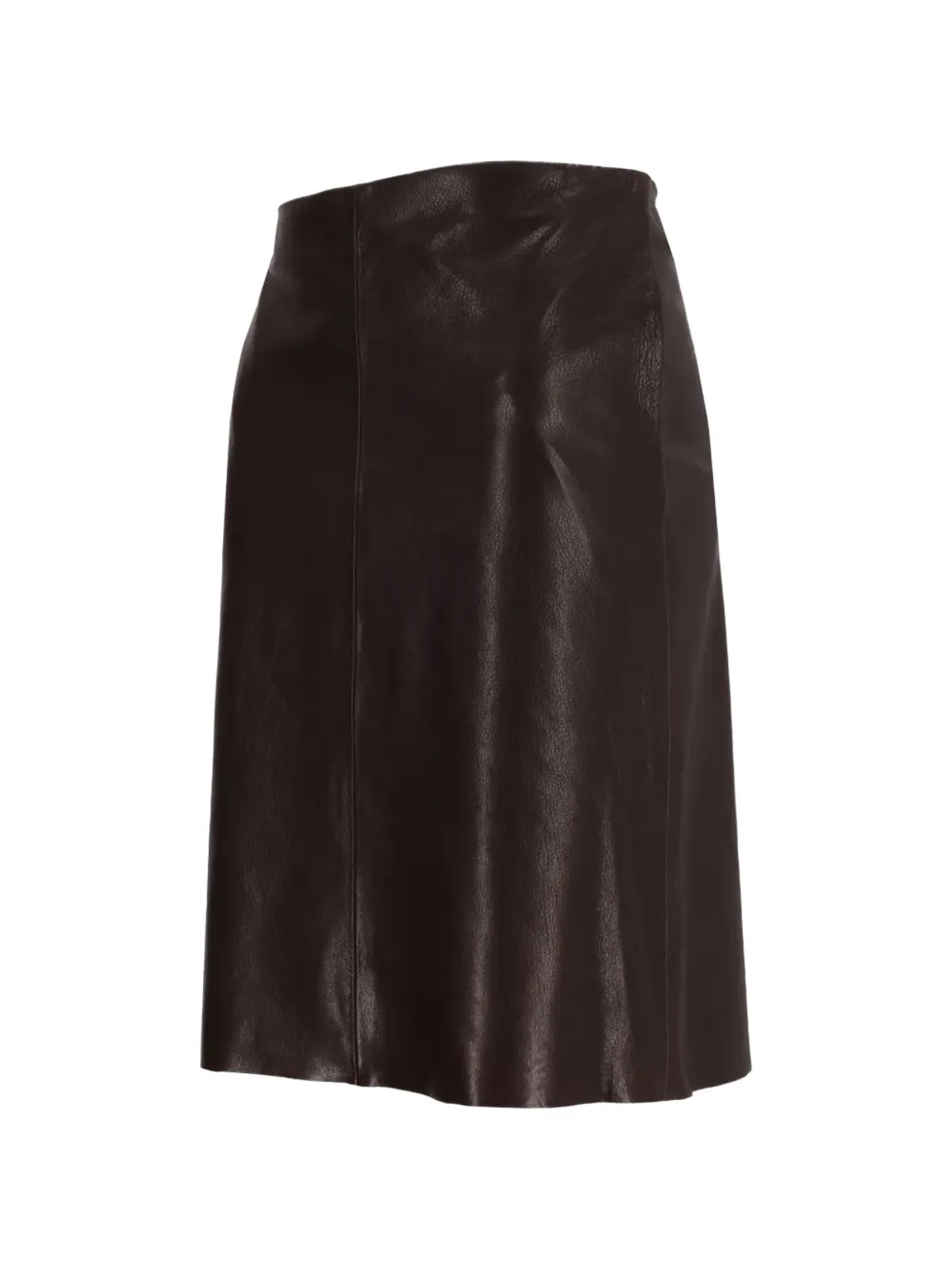 La-Rose レザー ミディスカート - 画像4