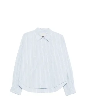 Bellerose ジンジャー柄ストライプシャツ ブルー - サムネイル1
