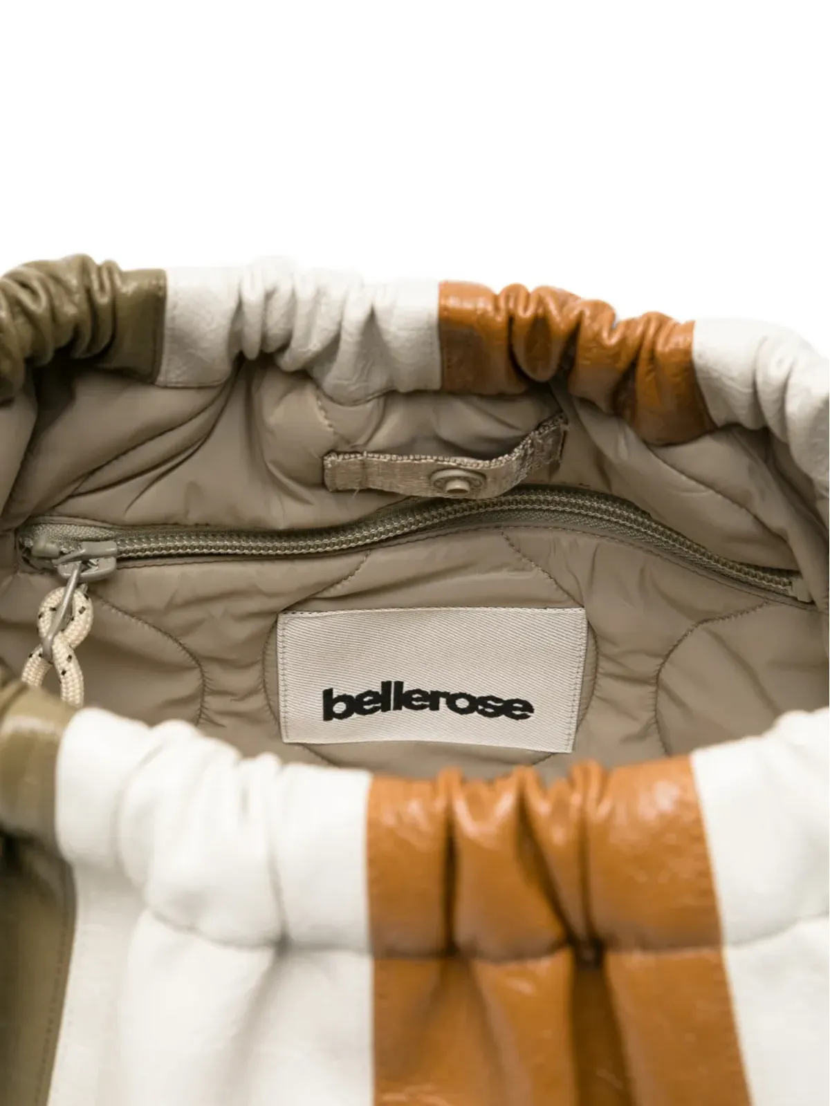 Bellerose Hobbyストライプ柄クラッチバッグ - 画像5