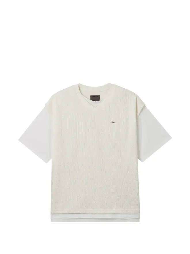 Musium Div. Musium Div. Vネック ワッフルベストの商品画像