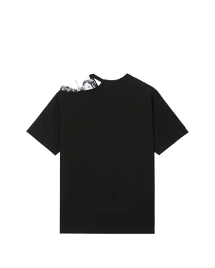 Musium Div. ボウプリント・カットアウトTシャツ - サムネイル2