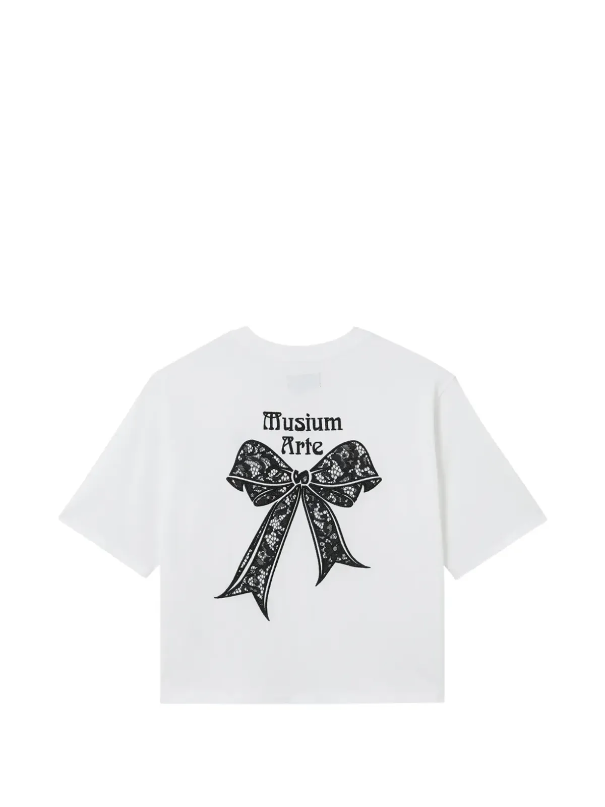Musium Div. ボウプリントTシャツ - 画像2