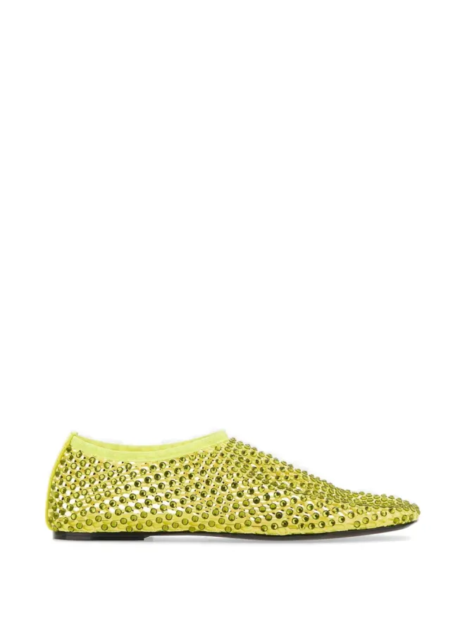 strategia shoes Strategia Shoes Bijoux R11 ラインストーン装飾バレエフラットシューズ - グリーンの商品画像