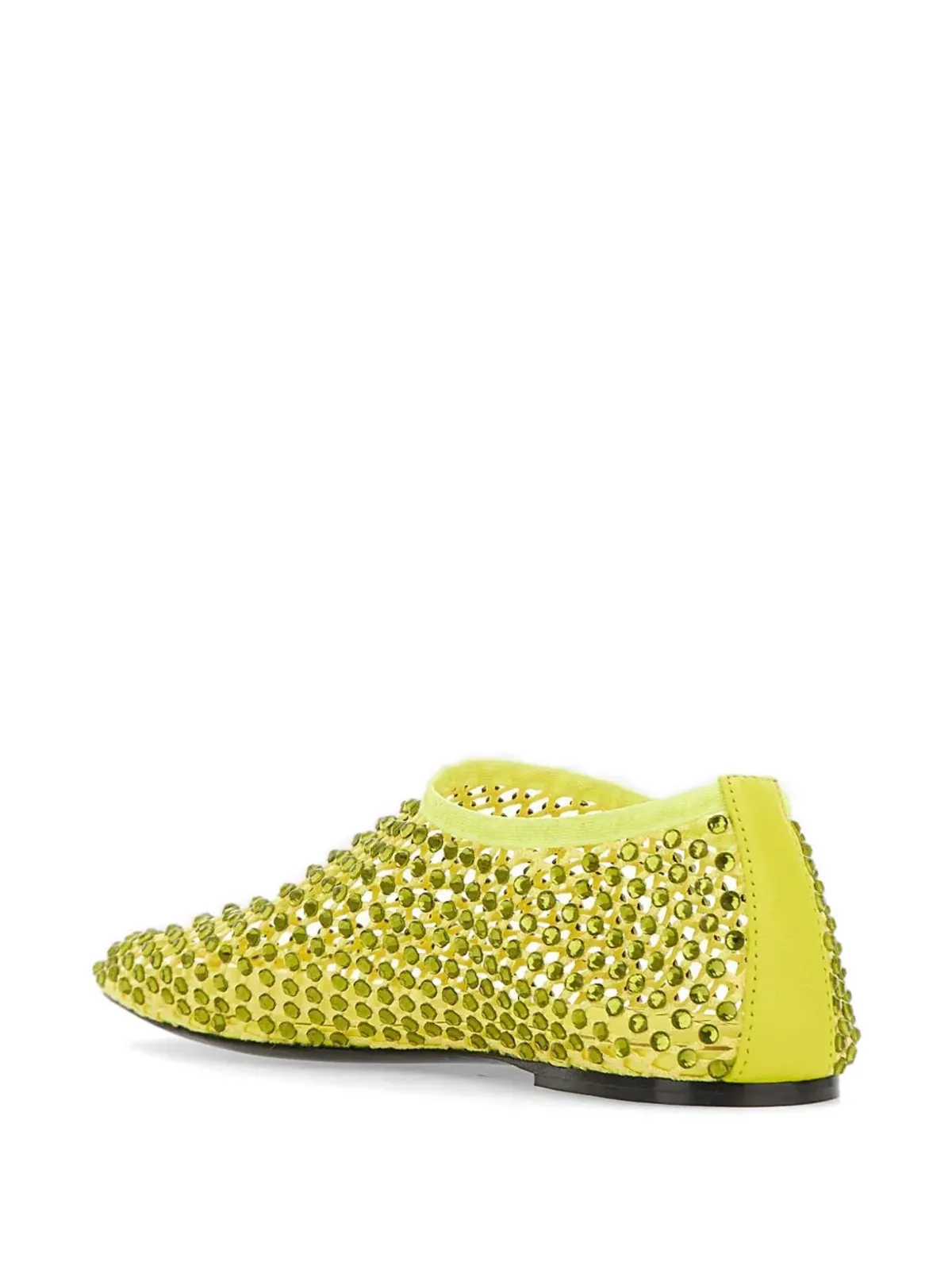 Strategia Shoes Bijoux R11 ラインストーン装飾バレエフラットシューズ - グリーン - 画像3