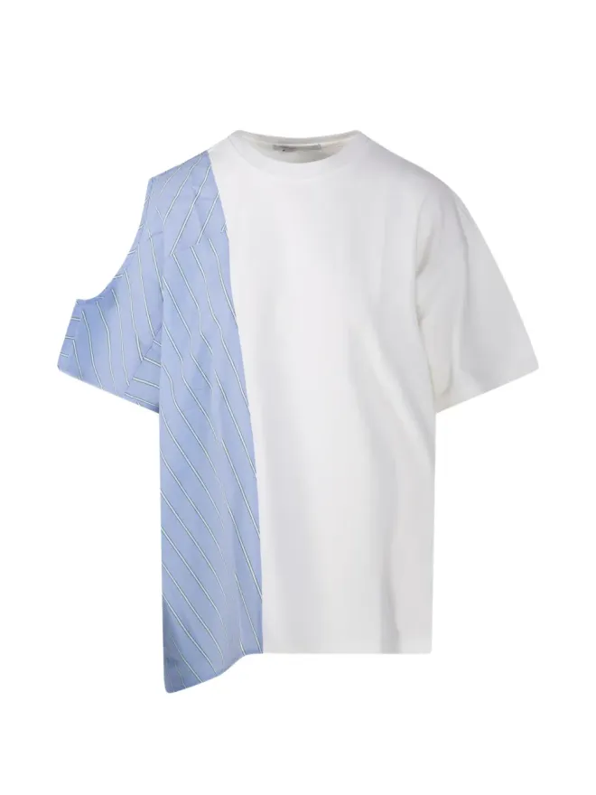 RE CODE RE CODE ストライプパネル Tシャツの商品画像