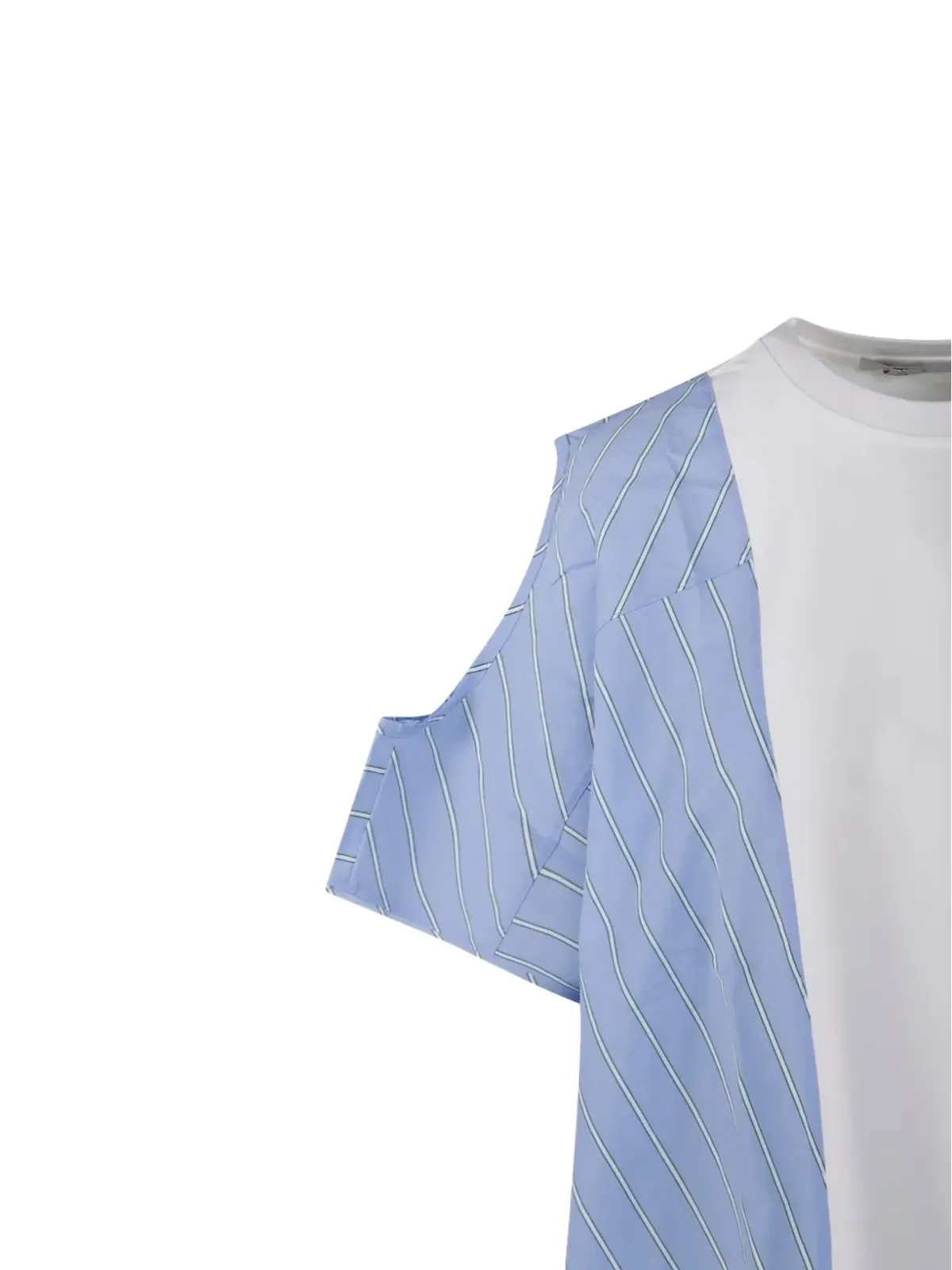 RE CODE ストライプパネル Tシャツ - 画像4