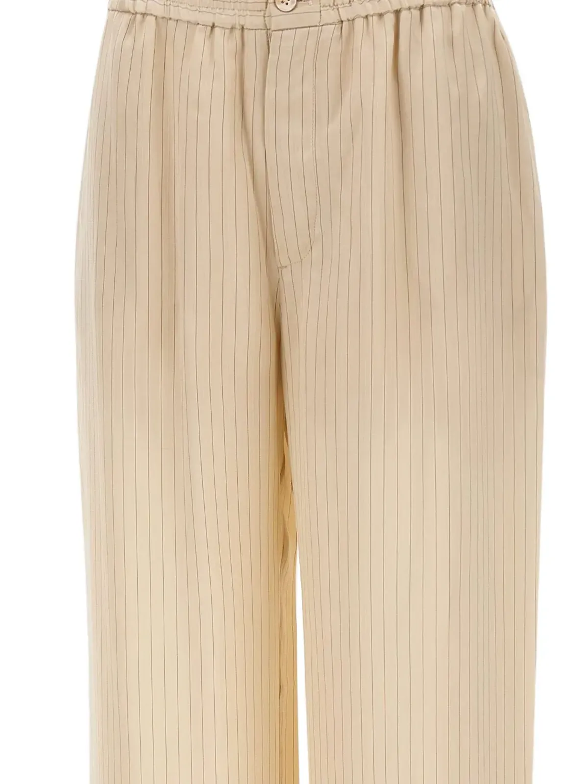 HERSKIND ピンストライプ ウエストゴム入りパンツ - 画像4