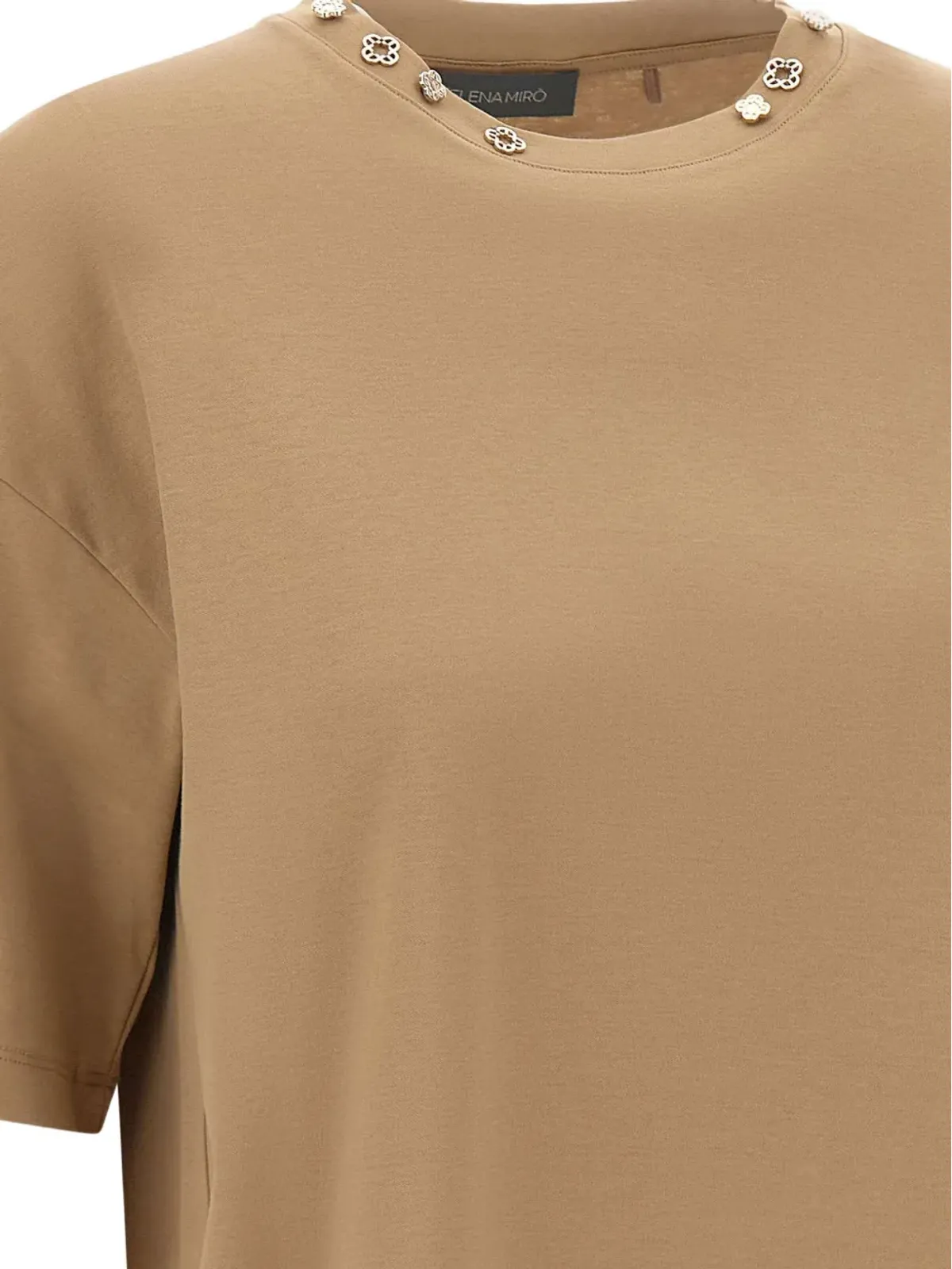 ELENA MIRO` チャームディテール Tシャツ - 画像4