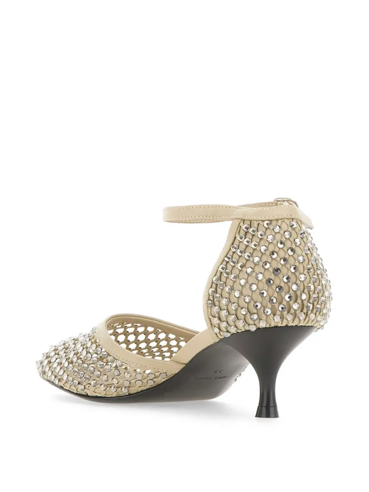 strategia shoes ストラス付きアンクルストラップパンプス - 画像4