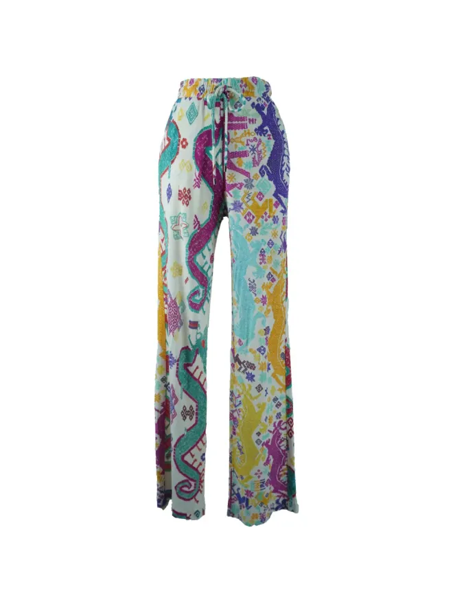 Etro Vintage Etro Vintage ジオメトリックプリントパンツの商品画像