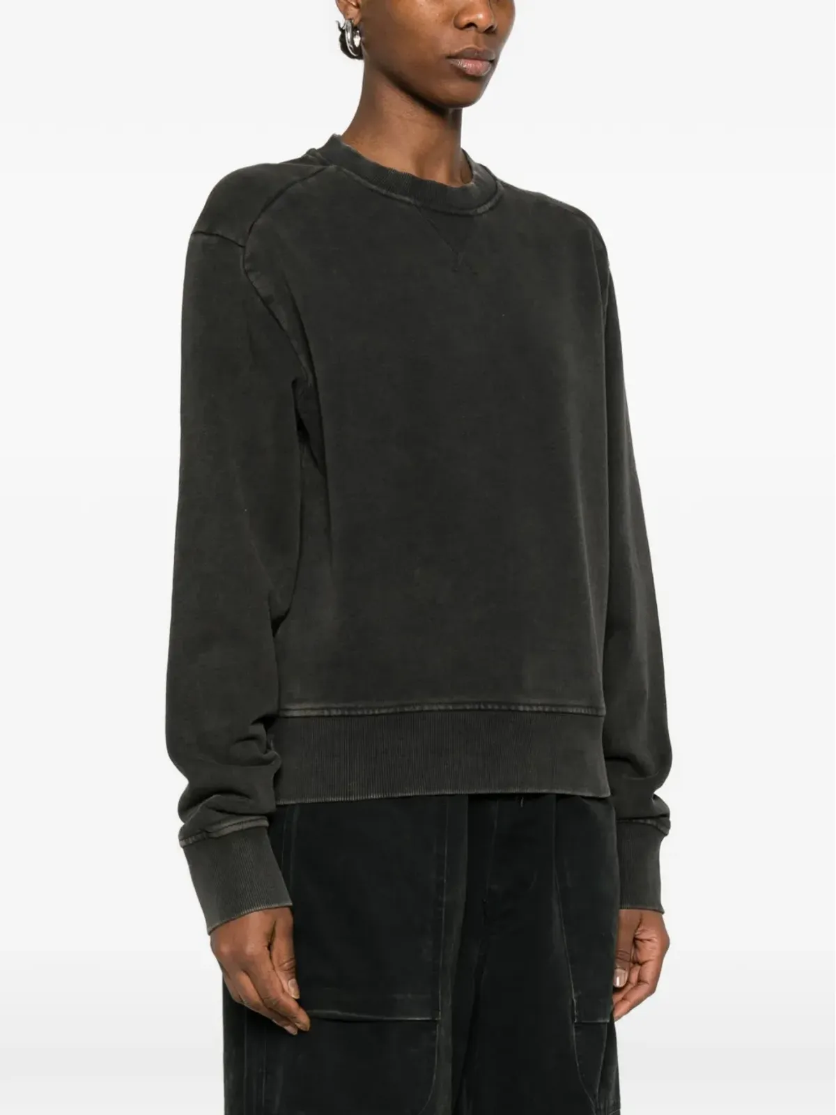ENTIRE STUDIOS seam detail sweatshirt - Black - 画像3