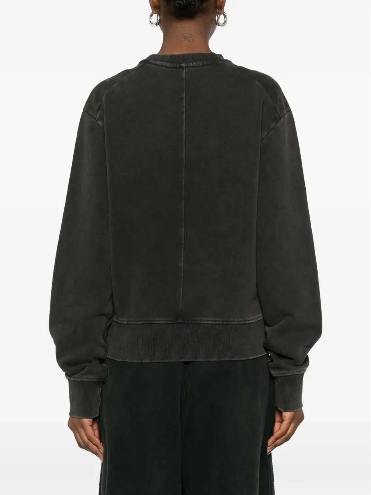 ENTIRE STUDIOS seam detail sweatshirt - Black - 画像4