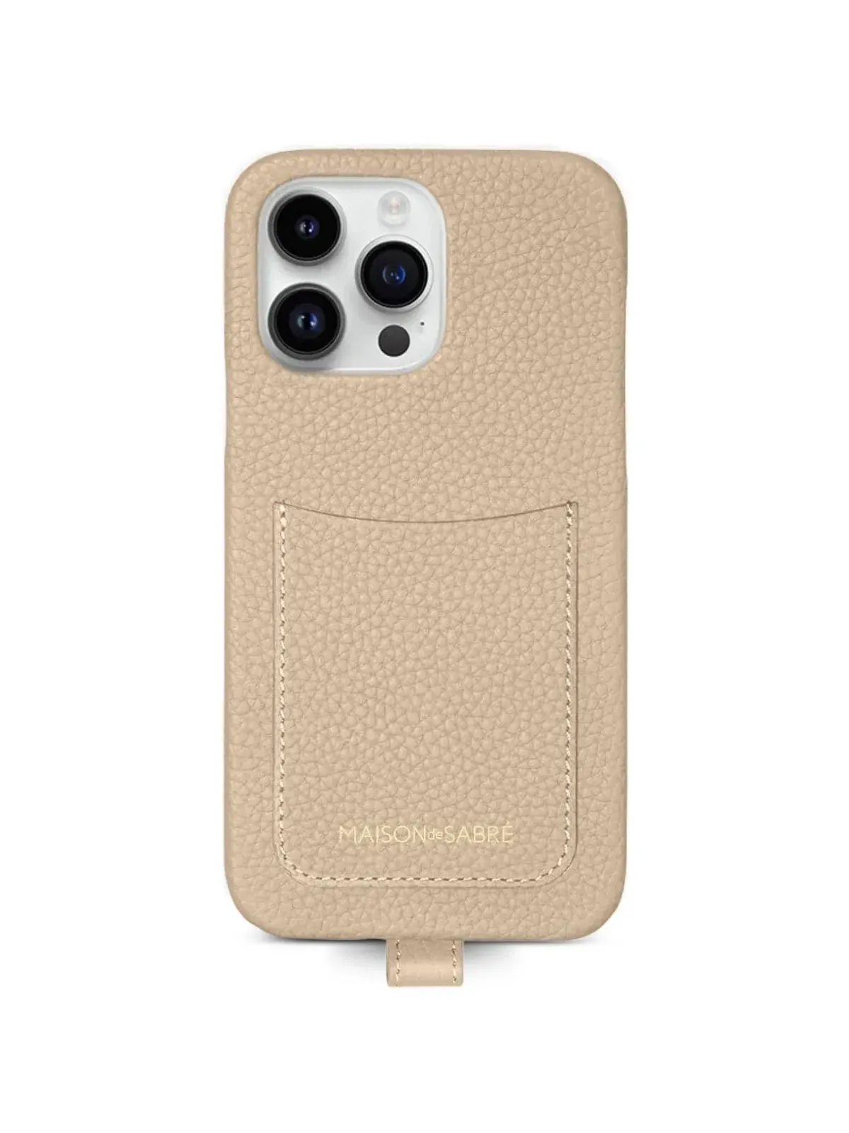 MAISON de SABRÉ スリングレザー iPhone 14 Pro ケース - 画像3