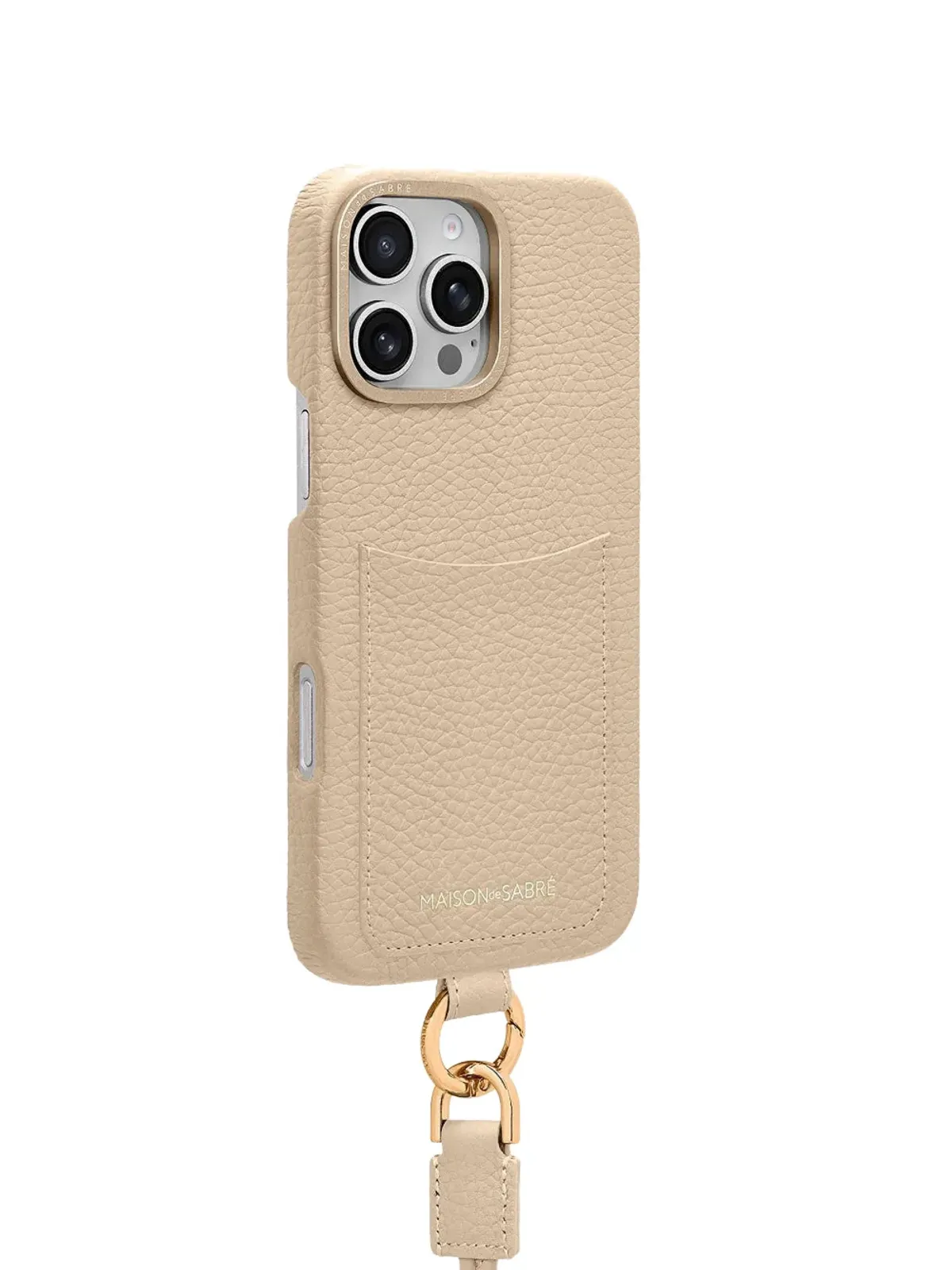 MAISON de SABRÉ スリングレザー iPhone 16 Pro ケース - 画像5