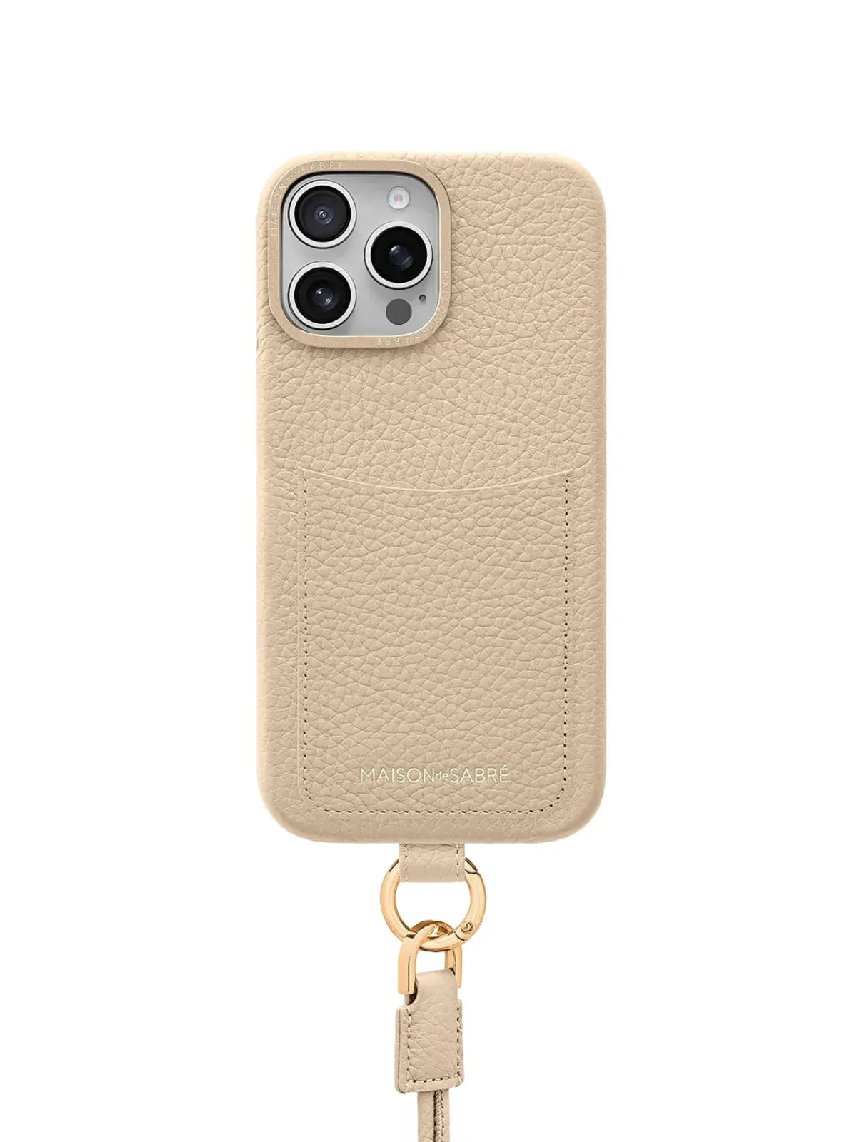 MAISON de SABRÉ スリングレザー iPhone 16 Pro ケース - 画像3