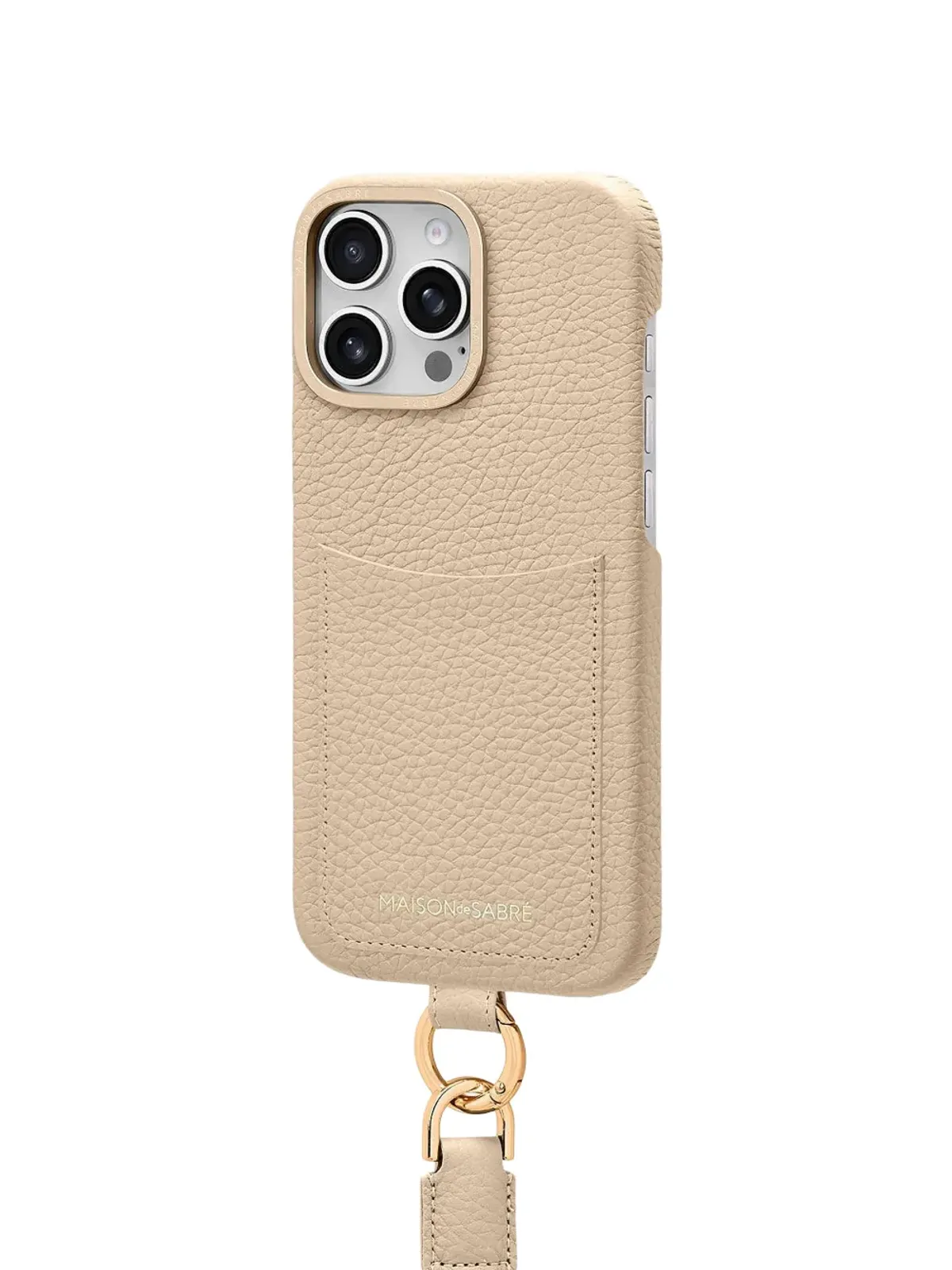 MAISON de SABRÉ スリングレザー iPhone 16 Pro ケース - 画像4