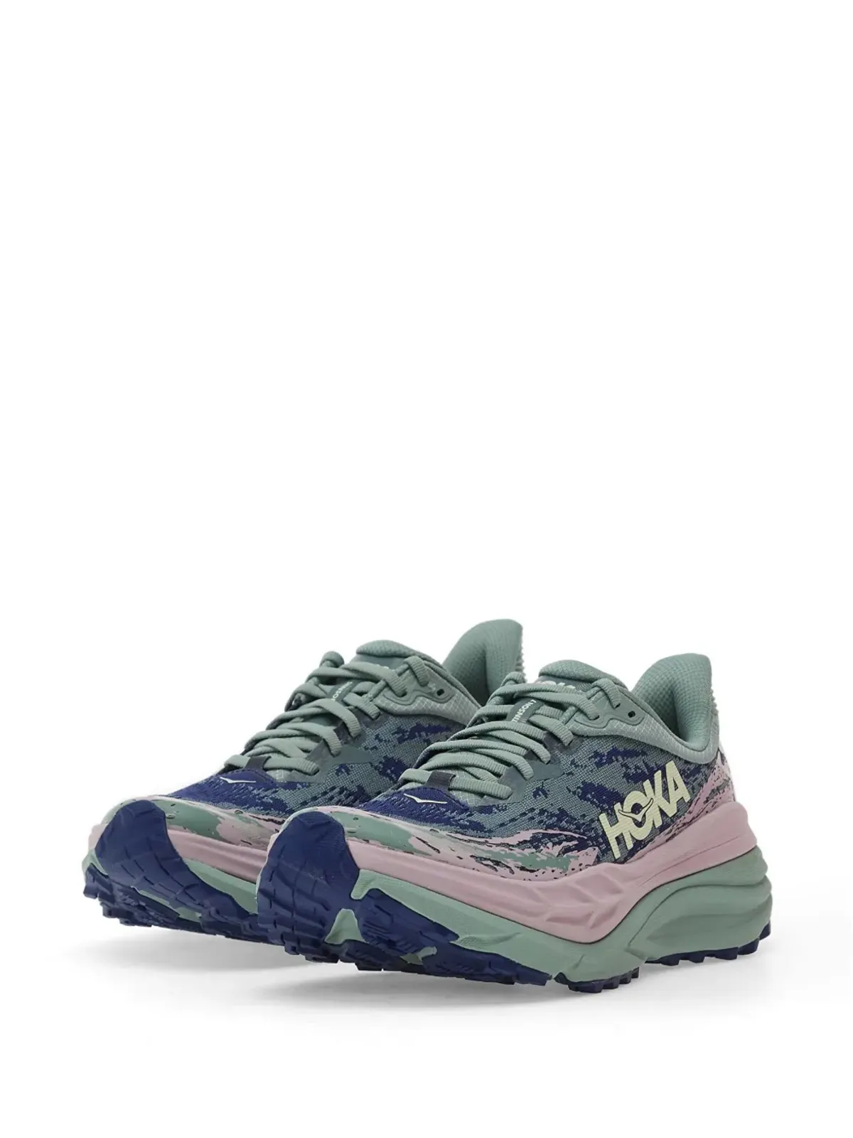 HOKA グラフィックプリントスニーカー - Green - 画像2