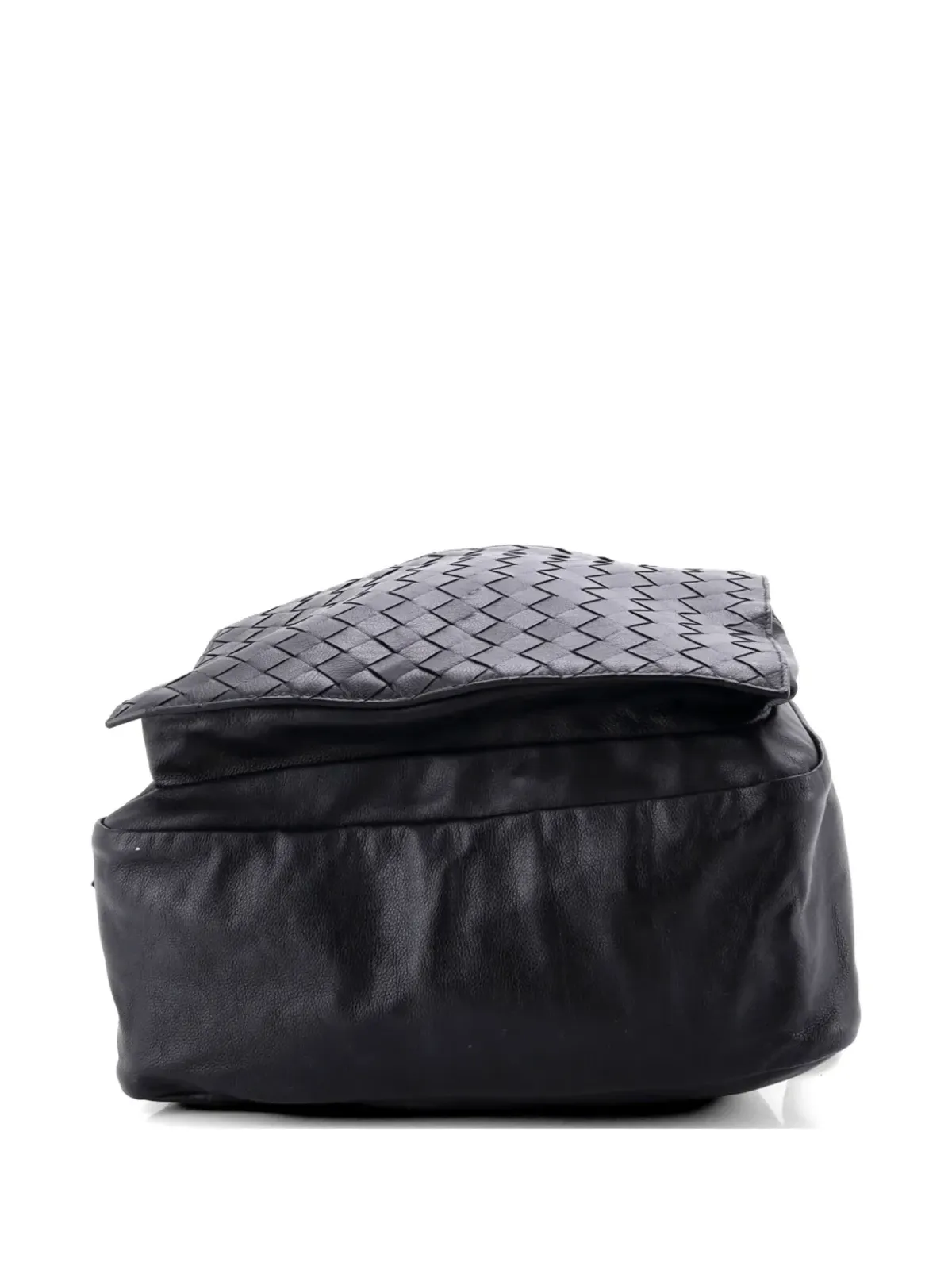Bottega Veneta ビンテージ エクスパンダブルレザー・イントレッチャートディテール・ミディアム バックパック - 画像3