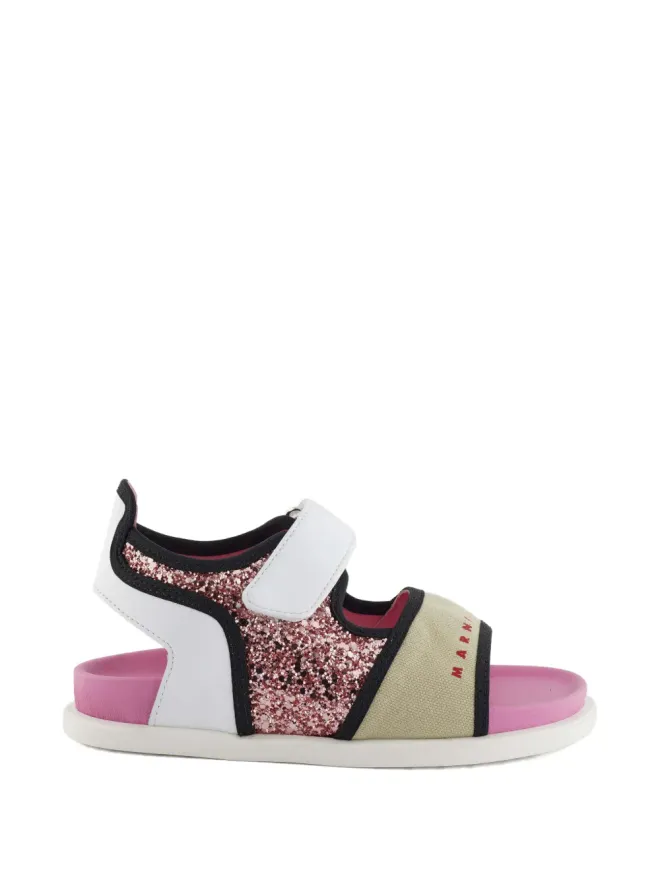 Marni Kids Marni Kids グリッター ストラップサンダルの商品画像