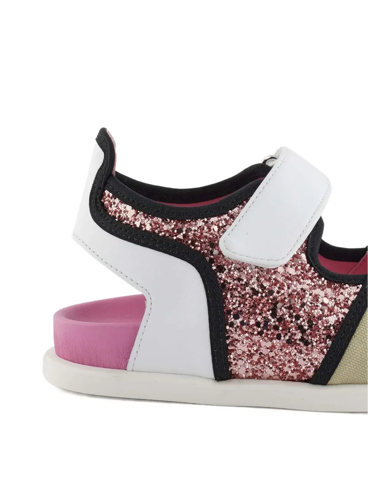 Marni Kids グリッター ストラップサンダル - 画像2