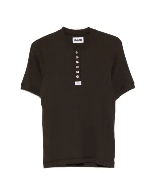 Magliano Nudo Serafino リブ編みヘンリーネックTシャツ - サムネイル1
