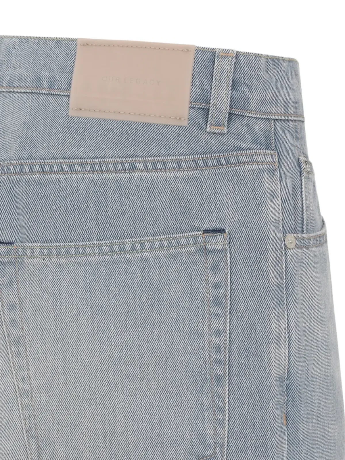 OUR LEGACY washed-effect jeans - Blue - 画像3