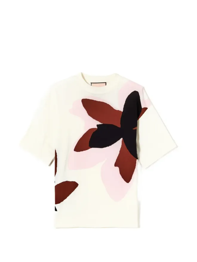 Plan C Plan C フラワーインターシャTシャツの商品画像