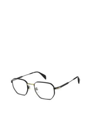 Eyewear by David Beckham ジオメトリックフレーム金属メガネ - サムネイル2