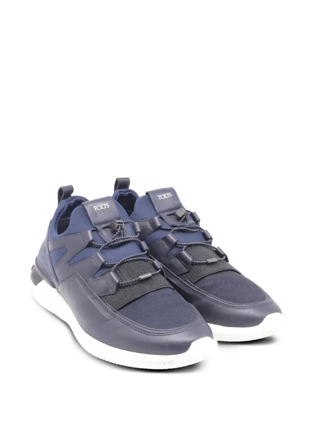 Tod's Vintage No_Code ロー・トップ レザー スニーカー - ブルー - 画像2