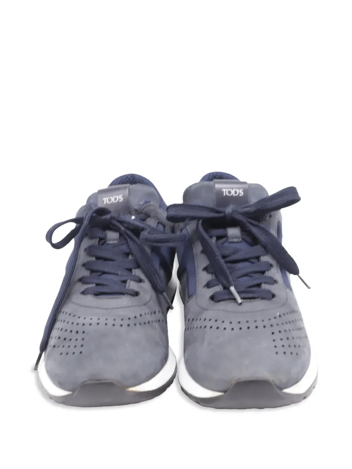 Tod's Vintage perforated-detail sneakers - Blue - 画像5