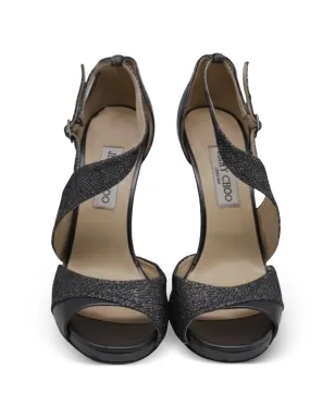 Jimmy Choo ビンテージ グリッター装飾サンダル - サムネイル3