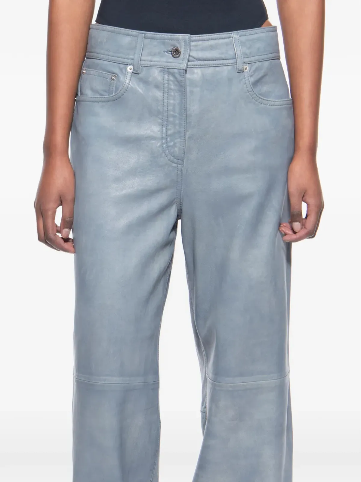 STAND STUDIO Mylah panelled trousers - Blue - 画像5