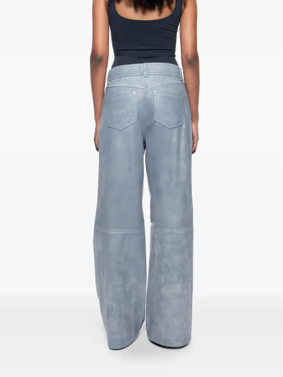 STAND STUDIO Mylah panelled trousers - Blue - 画像4