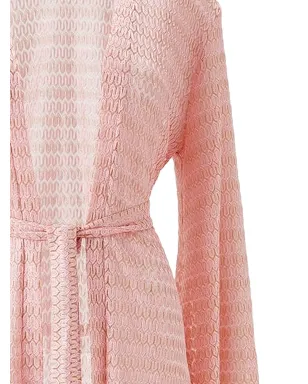 Melissa Odabash Anna Rose belted kaftan - Pink - サムネイル2